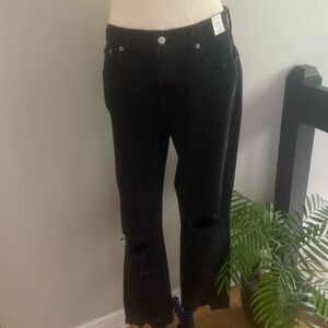 Abercrombie High Rise Jeans NWT size 29/ 8R, black